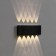 Facade lamp "Semosfer", FSD-066, 10 watts, 3000k, 5 rays, IP65, 220 V, plastic, black. 10084