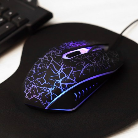 Windigo MB-2.4 mouse, game, optical, backlight, Soft-Touch coating, 1.3 m-6