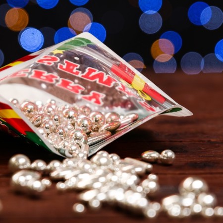 Gift Package "Happy Christmas", with Zip-Lock with a fastener 14.5 x 18 cm-1