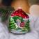Hand-tree Christmas tree toy "House-Gribok" 7.4 cm
