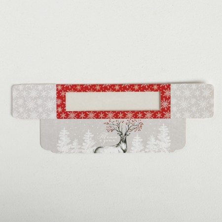 Box for Makarun "Cozy Momns", 18 x 5.5 x 5.5 cm, New Year-3