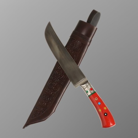 Knife Pchak Sharkhon - Big, Ebonite, Sukhma, Garda Melchior. ShH-15 (17-19 cm)
