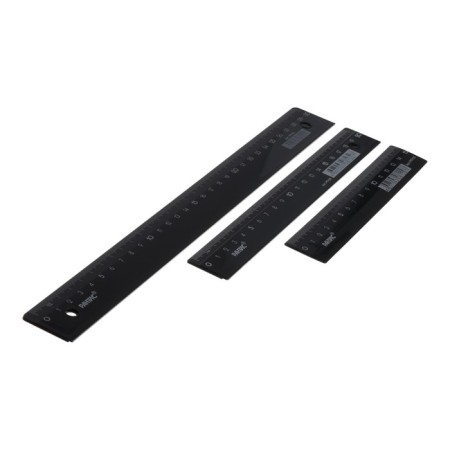 Set of lines 3 pcs. Calligrata 15/20/30 cm opaque, black-1