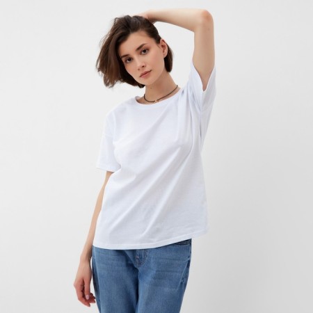 Women's T -shirt Minaku "Abstraction" Color White, size 42-3