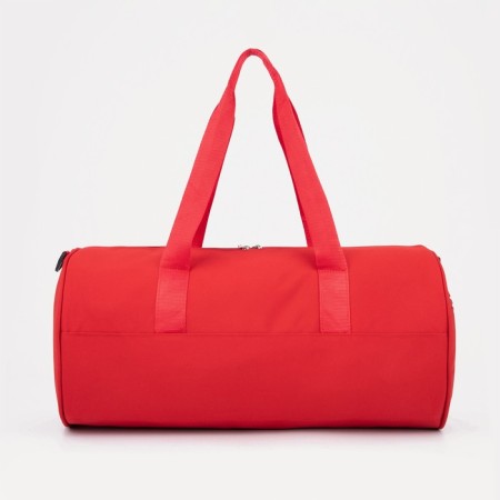 Sports bag with lightning, external pocket, red color-1
