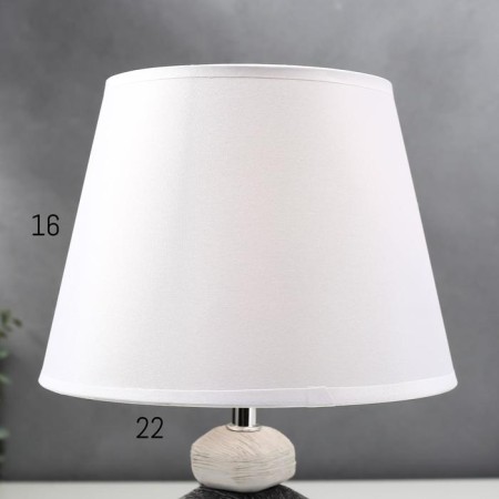 HELP lamp 16447/1WT E14 40W white-black 22x22x32 cm Risalux-5