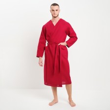 Male wafel wand, cherry color, size 52, 160g/m