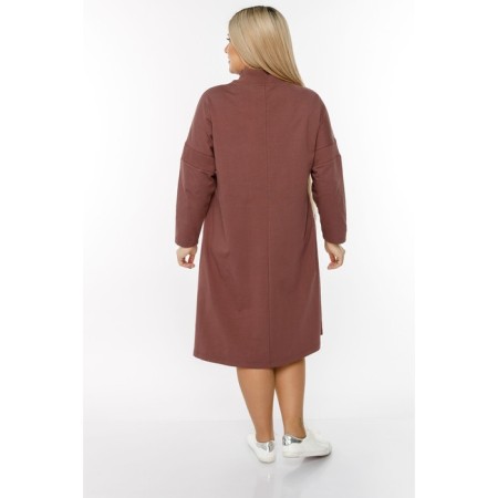 Women's dress, size 68, cappuccino color-4