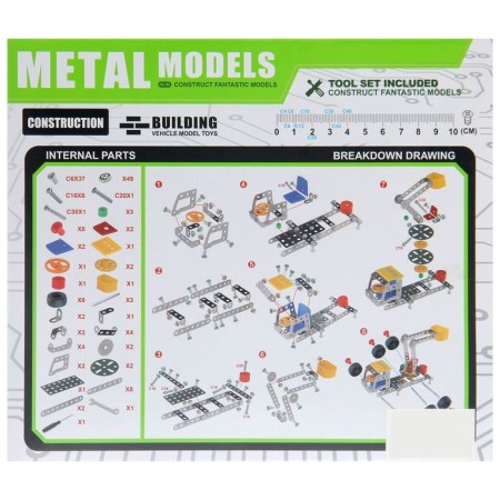 Metal designer "Car car", 154 parts-1