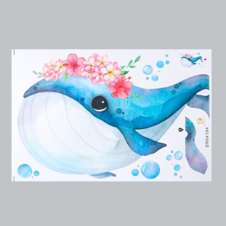 Sticker Plastic Interior color "Flower Venochka" 40x60 cm-1