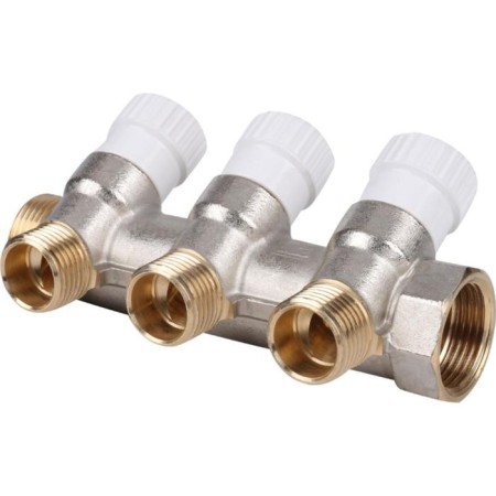 Distributive collector SMB 6851 341203, 3/4 ", 3 exits, 1/2"