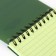 Subscribed notebook 15 x 10 cm, green