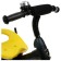 Three -haired bike Vivat 1, Black/yellow abstraction print