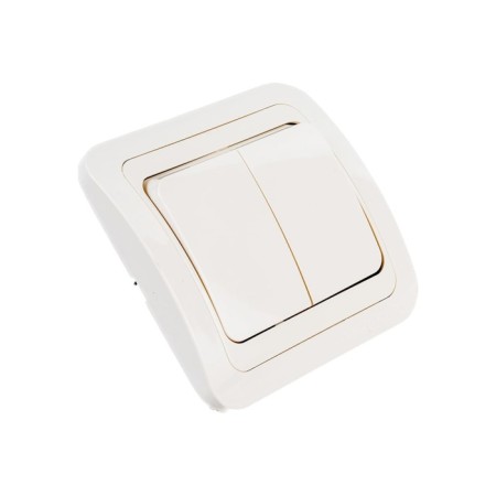 Makel 25003 Mimoza, SP, 10A, 2 keys, cream color/cream color