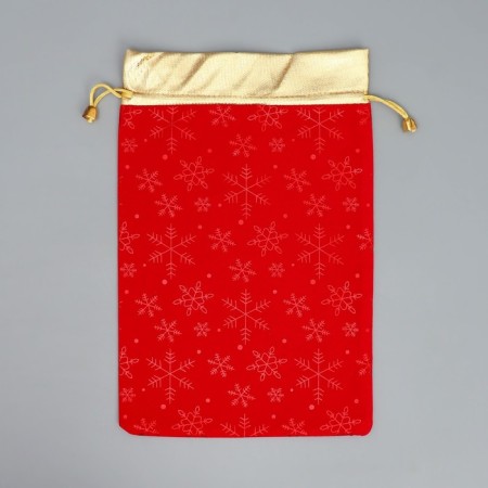Bagon Gift suede “Congratulations from the heart”, snowflakes, embossing, 20 x 30 cm +/- 1.5 cm, New Year-5