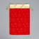 Bagon Gift suede “Congratulations from the heart”, snowflakes, embossing, 20 x 30 cm +/- 1.5 cm, New Year