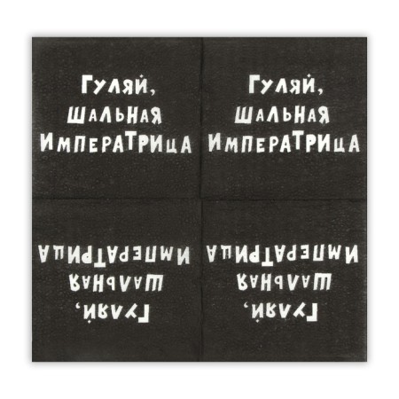 Napkins paper single -layer harmony of the color “Walk, Slag Empress”, 24x24, 20 pcs.-1