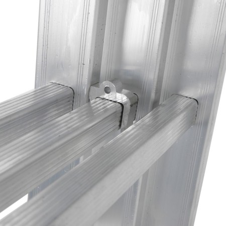 Tundra staircase, three -section, aluminum, 8 steps-1