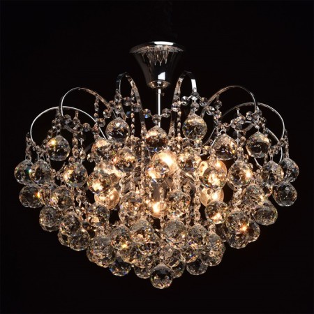 Chaler "Pearls" 6x60W E14 Chrome-2