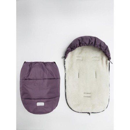 Winter fur envelope Snowy Baby, size 85 cm, purple color-9