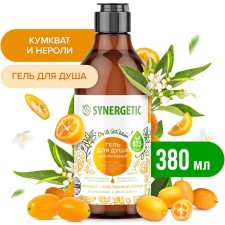 Natural biodegradable shower gel Synergetic kumvat and sensual neroli, 380 ml