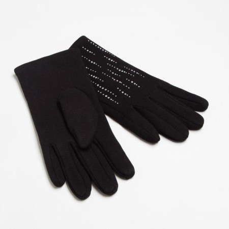 Women's gloves minku "Rock", p. 23 cm, col. black-1