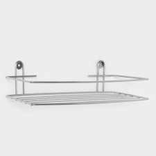Bath shelf straight, 34 × 11.5 × 4.5 cm, color chromium