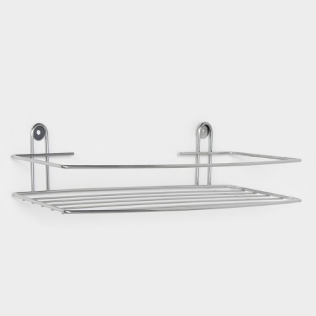 Bath shelf straight, 34 × 11.5 × 4.5 cm, color chromium