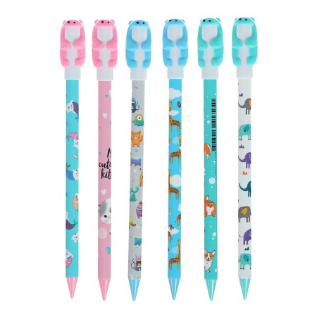 Mechanical pencil 0.5 mm Joygraphix "Huggage", NV, plastic case, mix-2