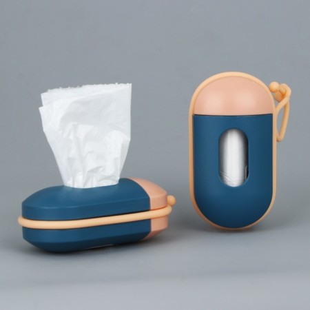 Container with packets for cleaning the dog "Best Friend", the color is dark blue-4