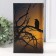 Safe Brush Tree leatherette "Guardian of Time" embossing 21x13x5 cm