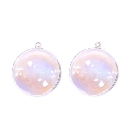 Harvesting - suspension, separate parts "ball", D collected: 7 cm, color pearl color-1