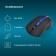 Mouse call 615MW black/blue optical (1200DPI) wireless USB for laptop (3but)