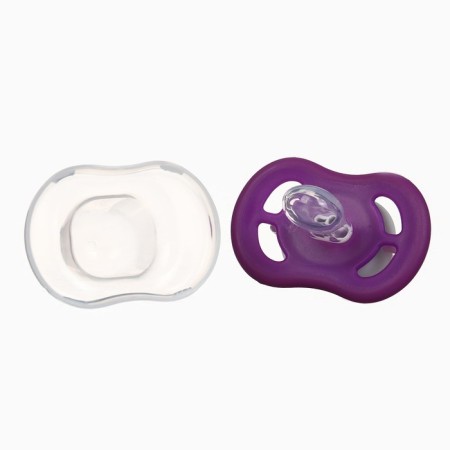Nipple - anatomical dummy "Penguin", +6 months, color violet-5