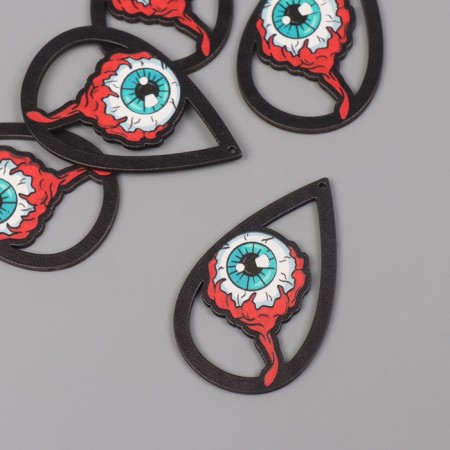 Decor for creativity Tree "Eye" set of 5 pcs 5.5x3.4x0.3 cm