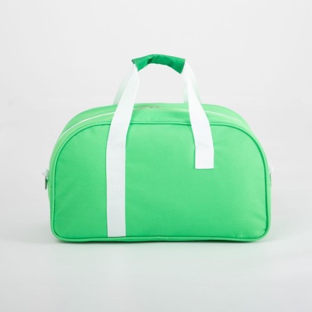 Sports bag, textura, average size, green color-3