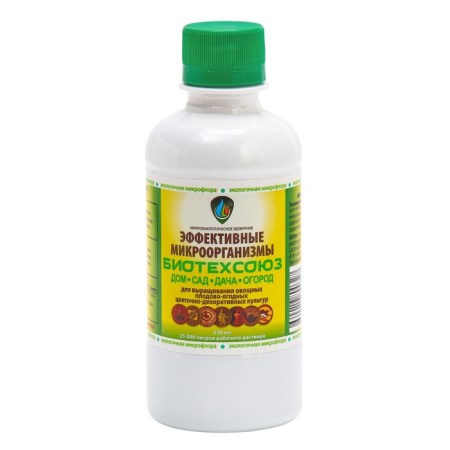 Biological product "Effective microorganisms from the Bioteksoyuz" -0.25 liters-1