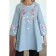 Female coat, size 42, gray color