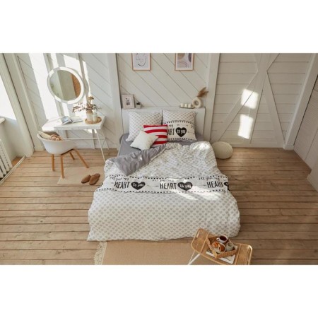 Bed linen "Ethel" duet My Heart 143*215 cm - 2 pcs, 240*220 cm, 70*70 cm -2 pcs, calico-11