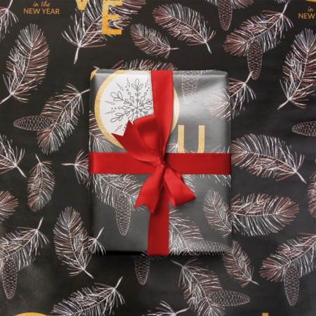 Glossy packaging “Joy”, 70 x 100 cm, New Year
