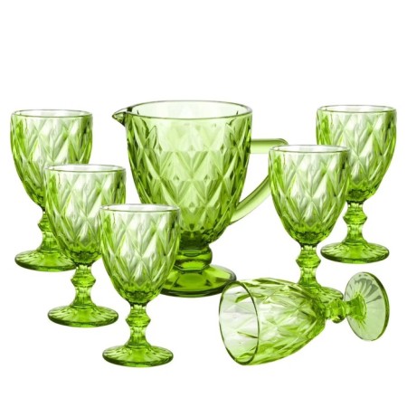 Bekker drinks, 7 items, green color