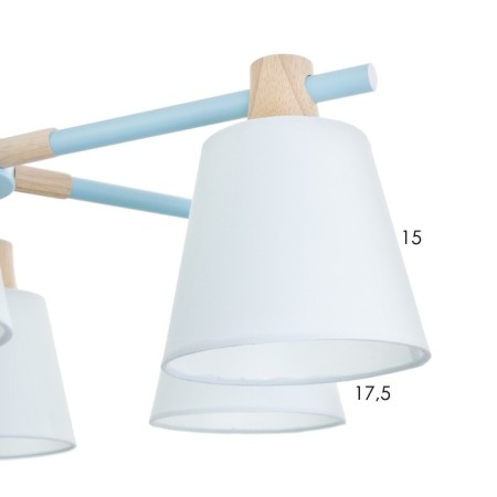 Luisa Luisa 6he27 40W blue 70x70x50cm-4