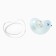 Set: nipple - a dummy with a crocodile holder, classic, +6 months, blue color