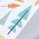Stick plastic interior color "Multi -colored forest" 25x70 cm set 2 sheets