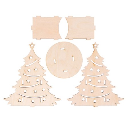 The workpiece for creativity "Pencil. Christmas tree "-3