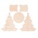 The workpiece for creativity "Pencil. Christmas tree "