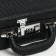 Casket to the leatherette for jewelry "Case. Crocodile leather" Black 18.5x24x9 cm