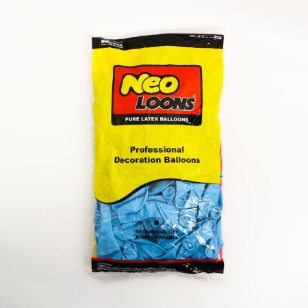 Latex ball 10 ", standard, set 100 pcs., Blue color-1