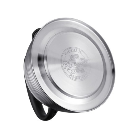 Teapot Regent Inox Tea, with a whistle, 3 l + a titting gift for brewing tea-2