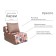 Armchair - Harvey Harvey Crumpaced Buke with a cloak - mattress, size 75 x 100 x 90 cm, brown color
